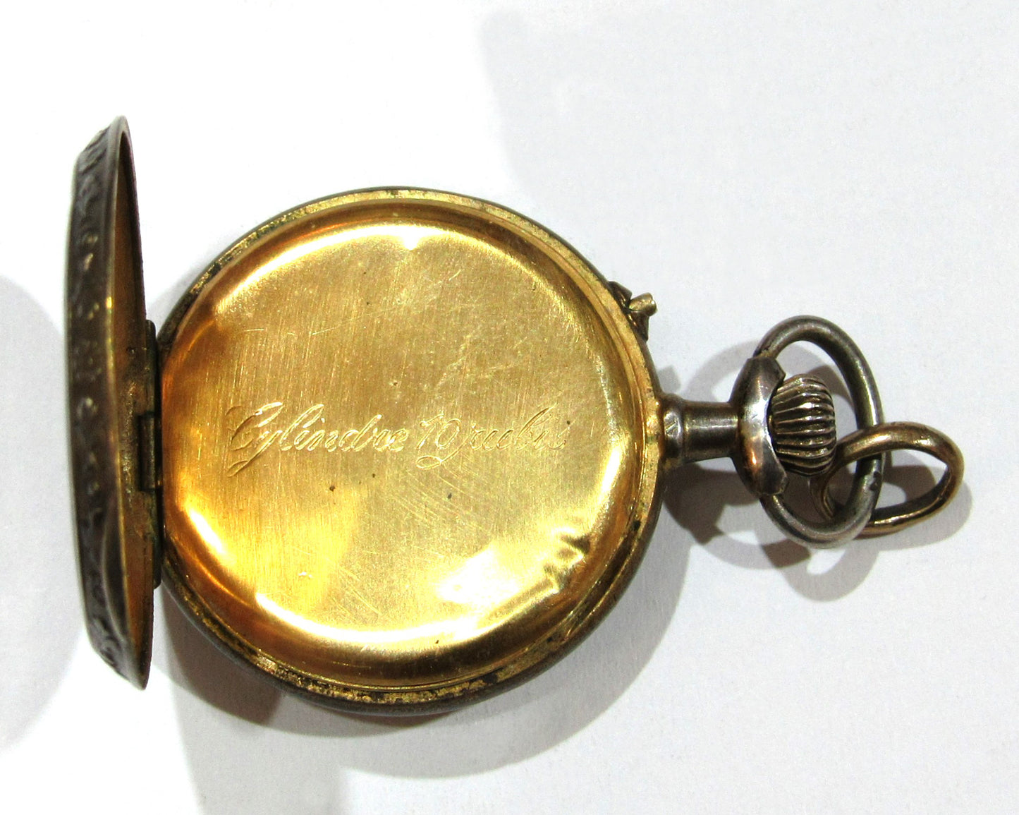 Reloj de bolsillo pequeño estilo art nouveau