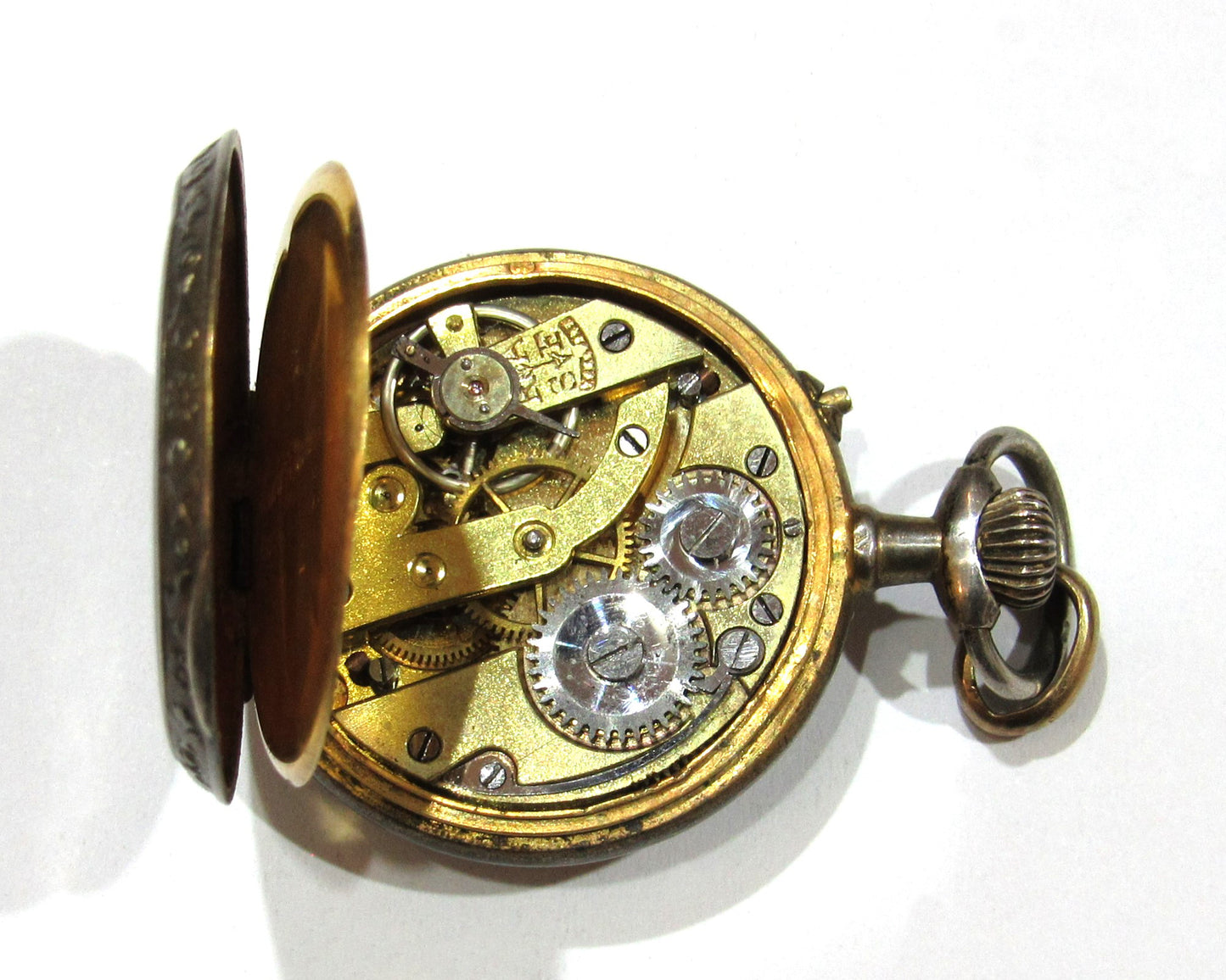 Reloj de bolsillo pequeño estilo art nouveau