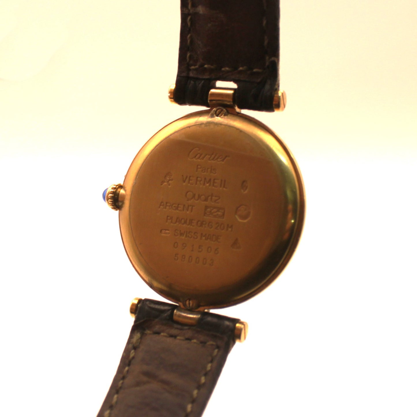 Reloj de pulsera Cartier Vendome Must (vermeil)