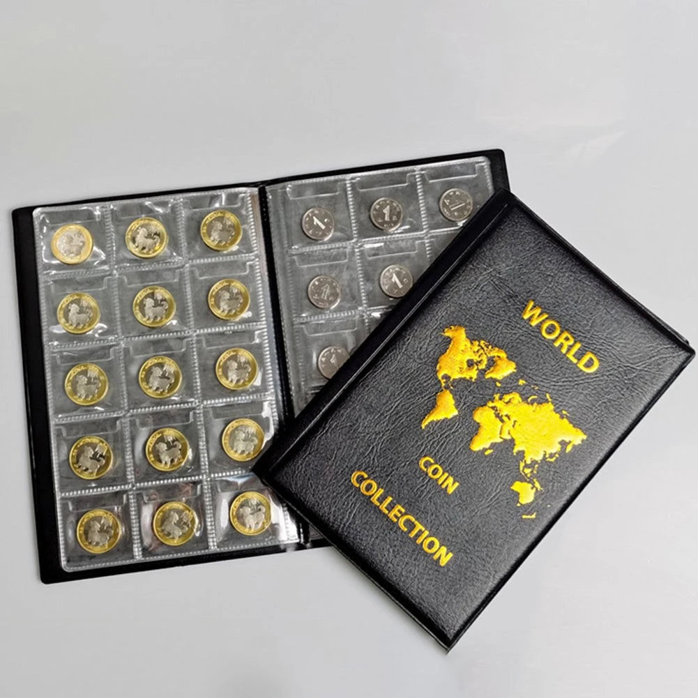 Álbumes para almacenar monedas