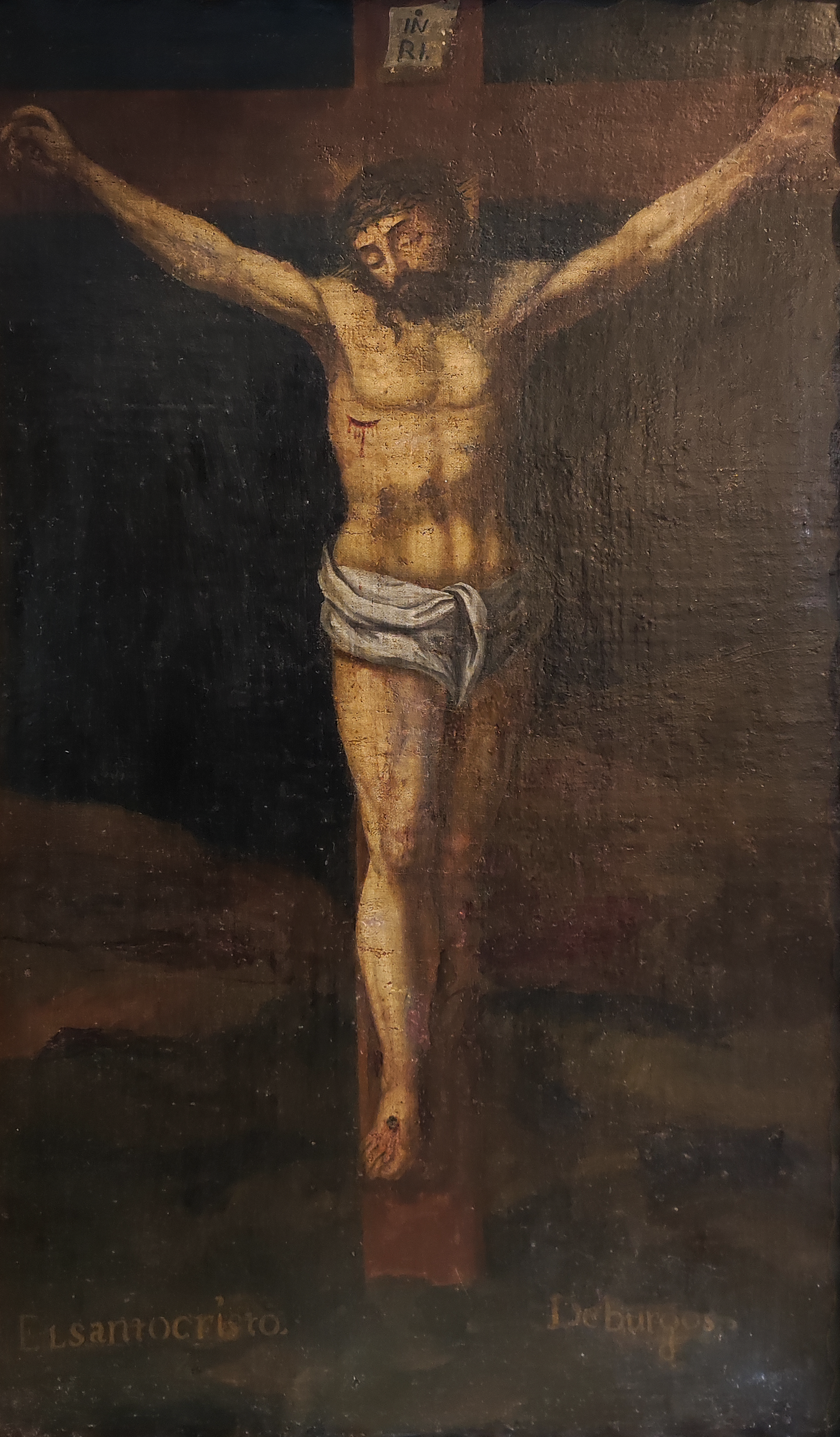 El Santo Cristo de Burgos - Anónimo colonial (pintura)