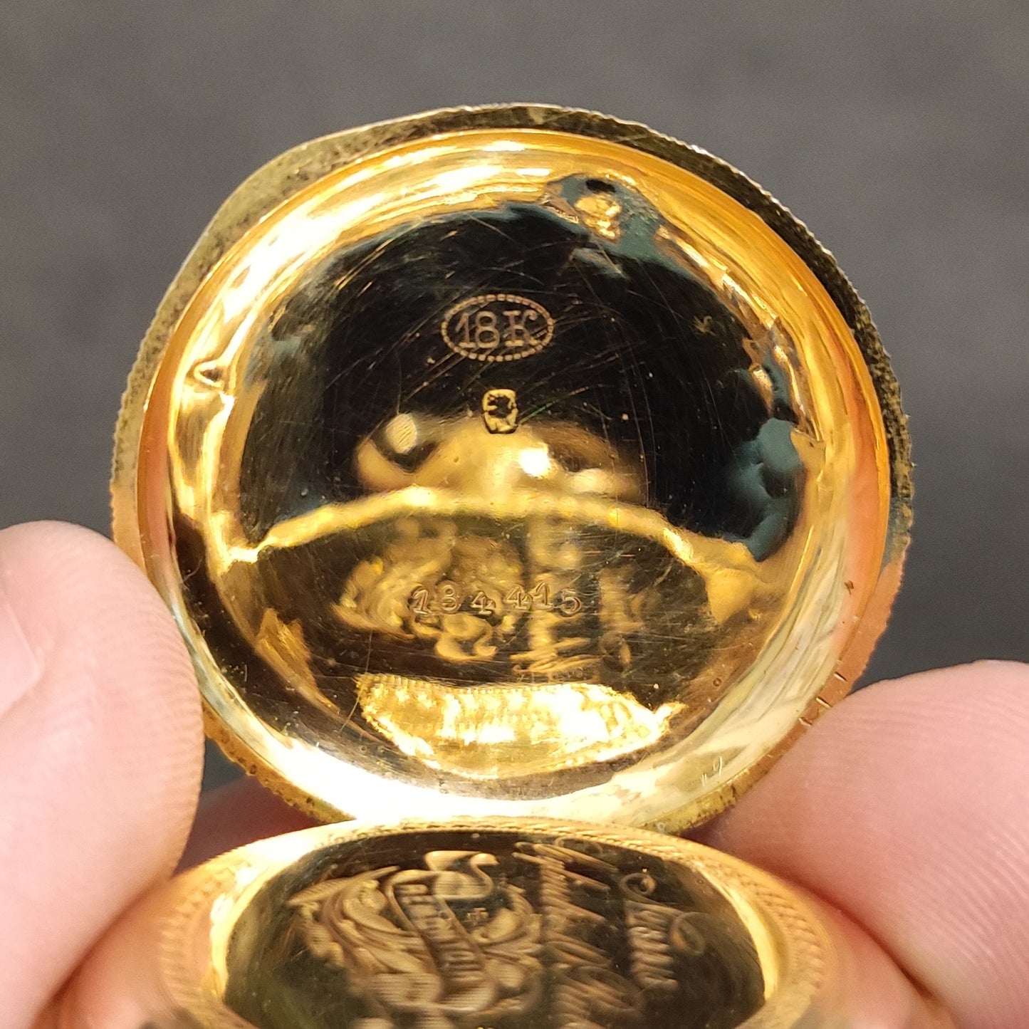 Reloj de bolsillo francés en oro