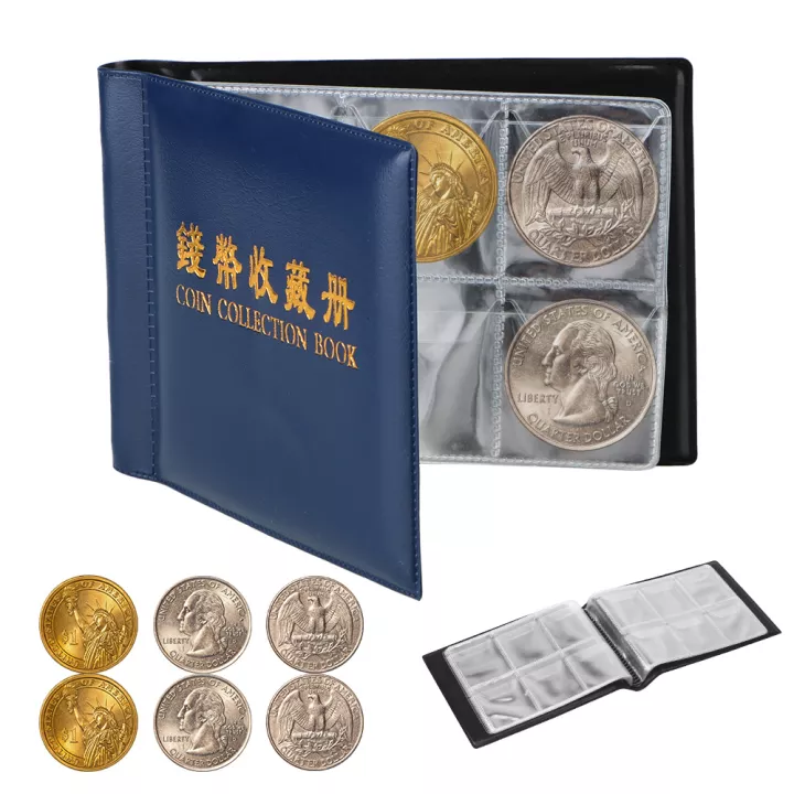 Álbumes para almacenar monedas