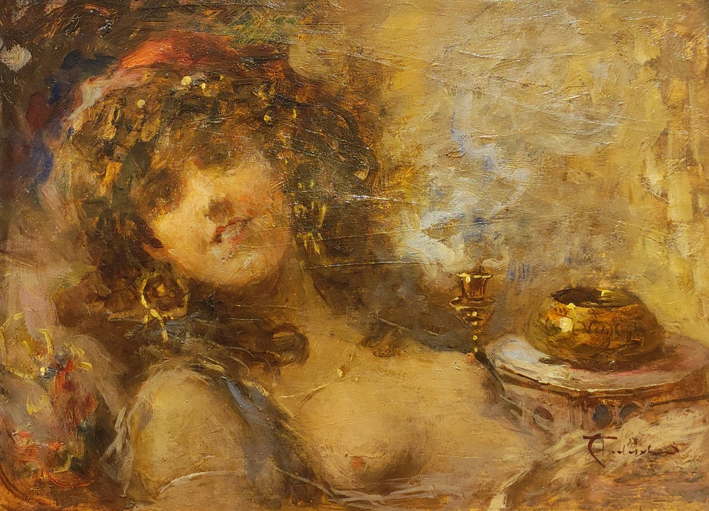 Odalisca recostada - Autor desconocido (pintura)
