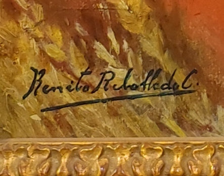 Segadora de trigo - Benito Rebolledo Correa (pintura)