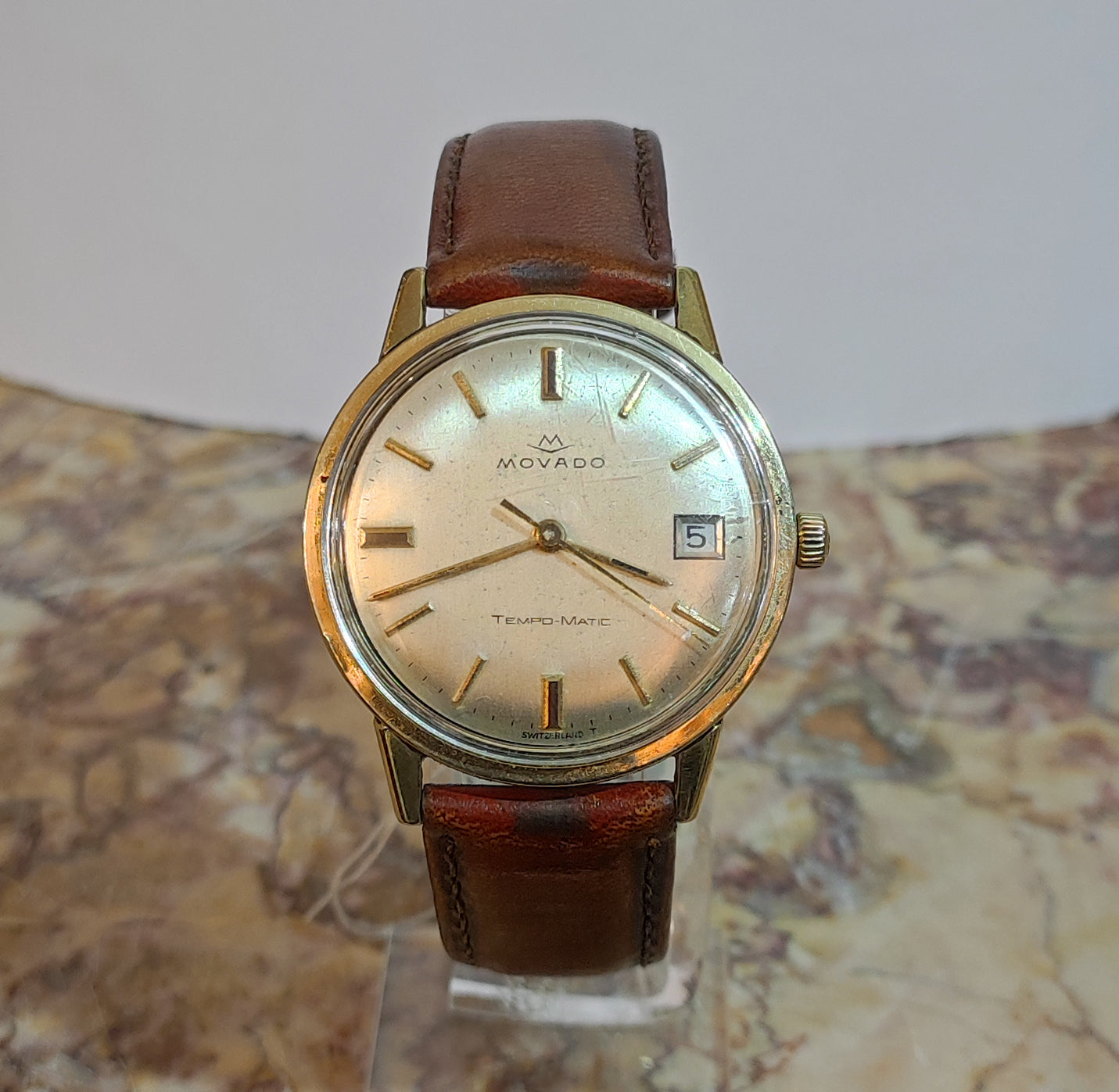 Reloj de pulsera Movado (automático) – Jorge Mashini Antigüedades