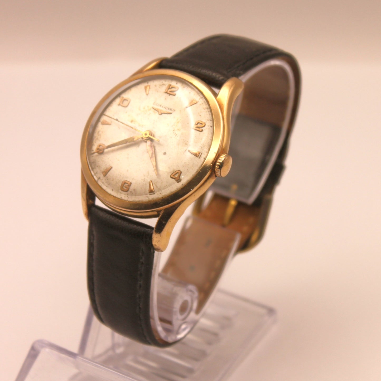 Reloj de pulsera Longines con baño de oro
