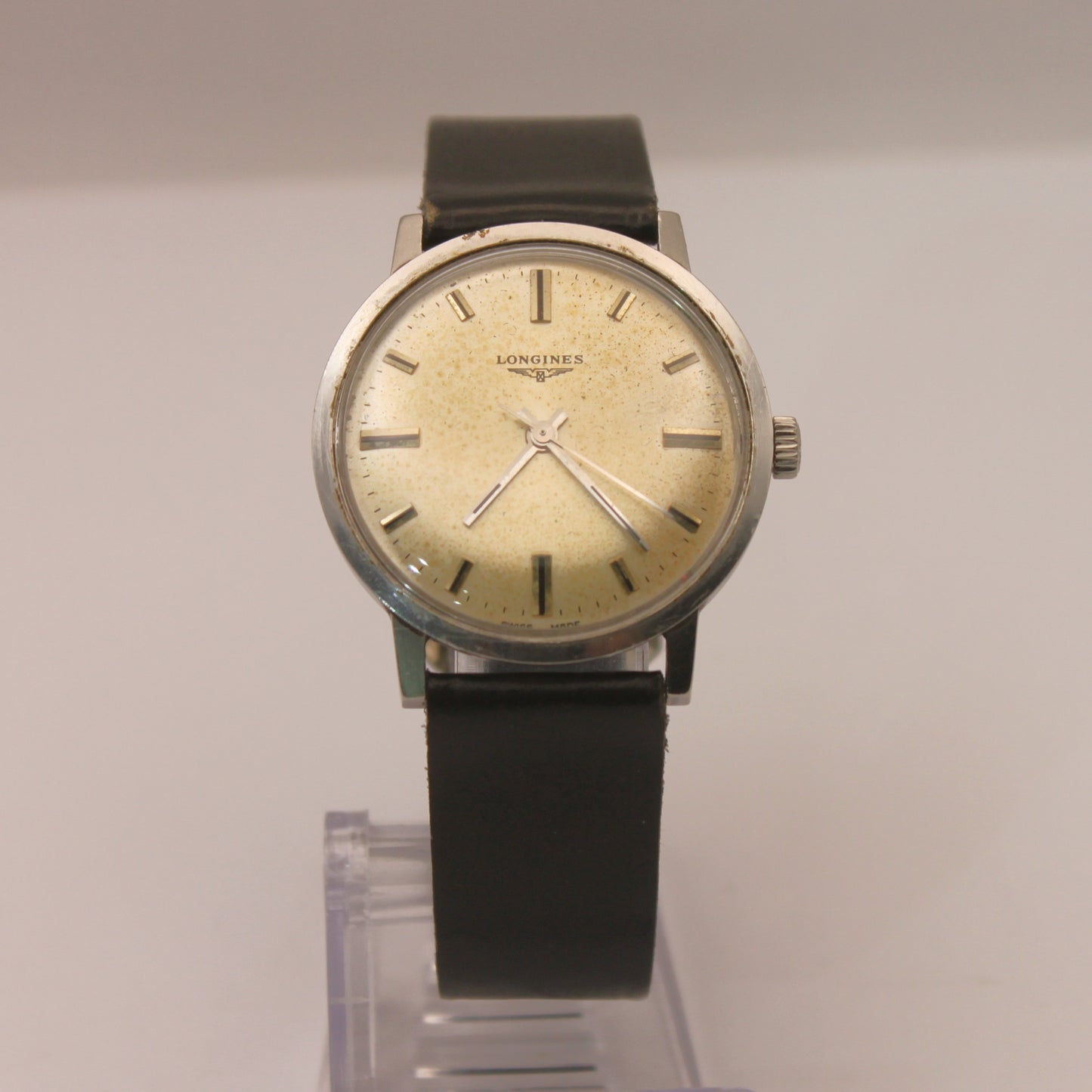 Reloj de pulsera Longines a cuerda (segundero central)