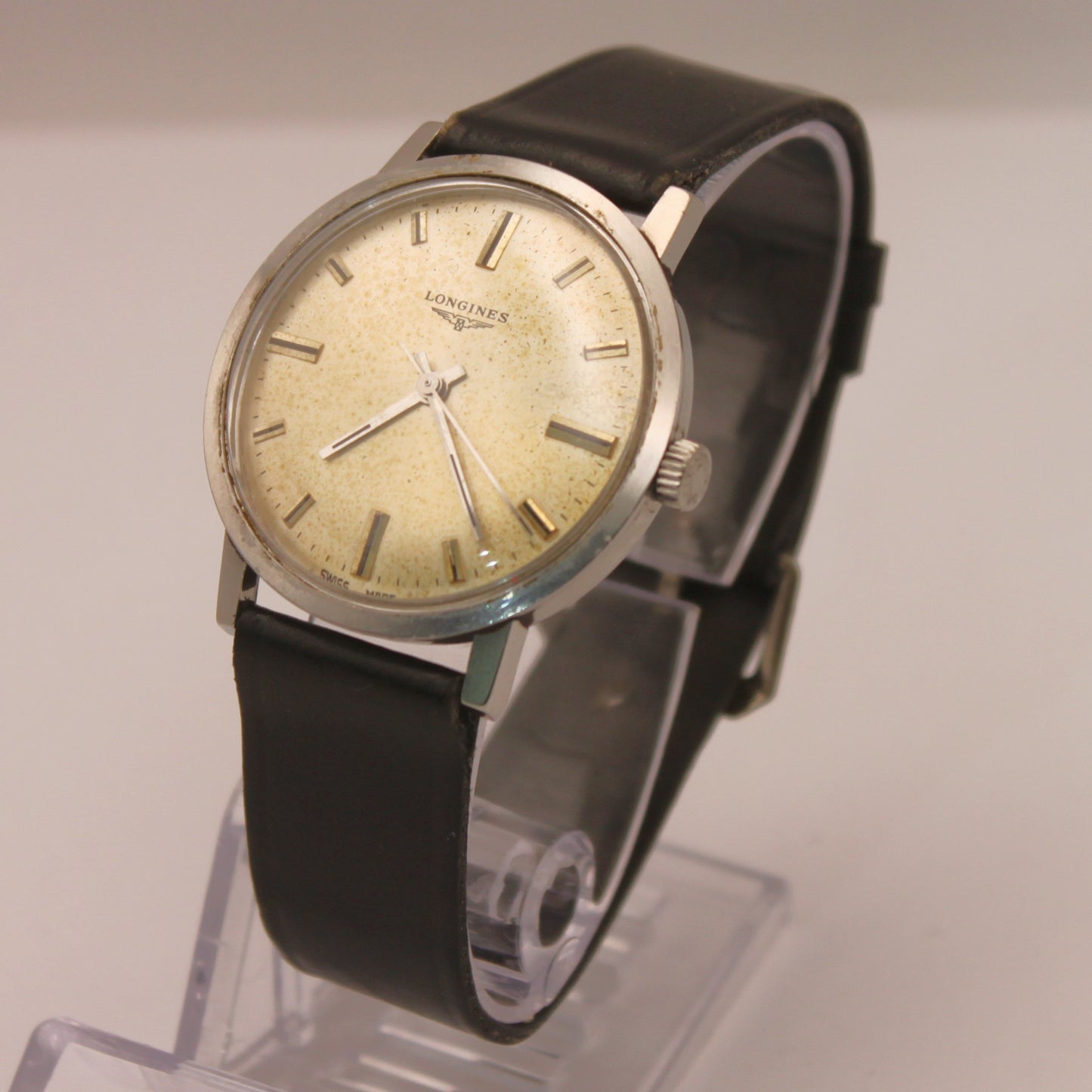 Reloj de pulsera Longines a cuerda (segundero central)