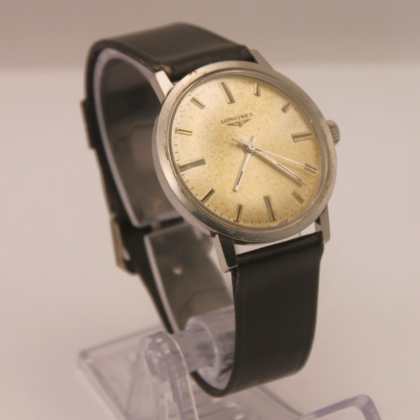 Reloj de pulsera Longines a cuerda (segundero central)