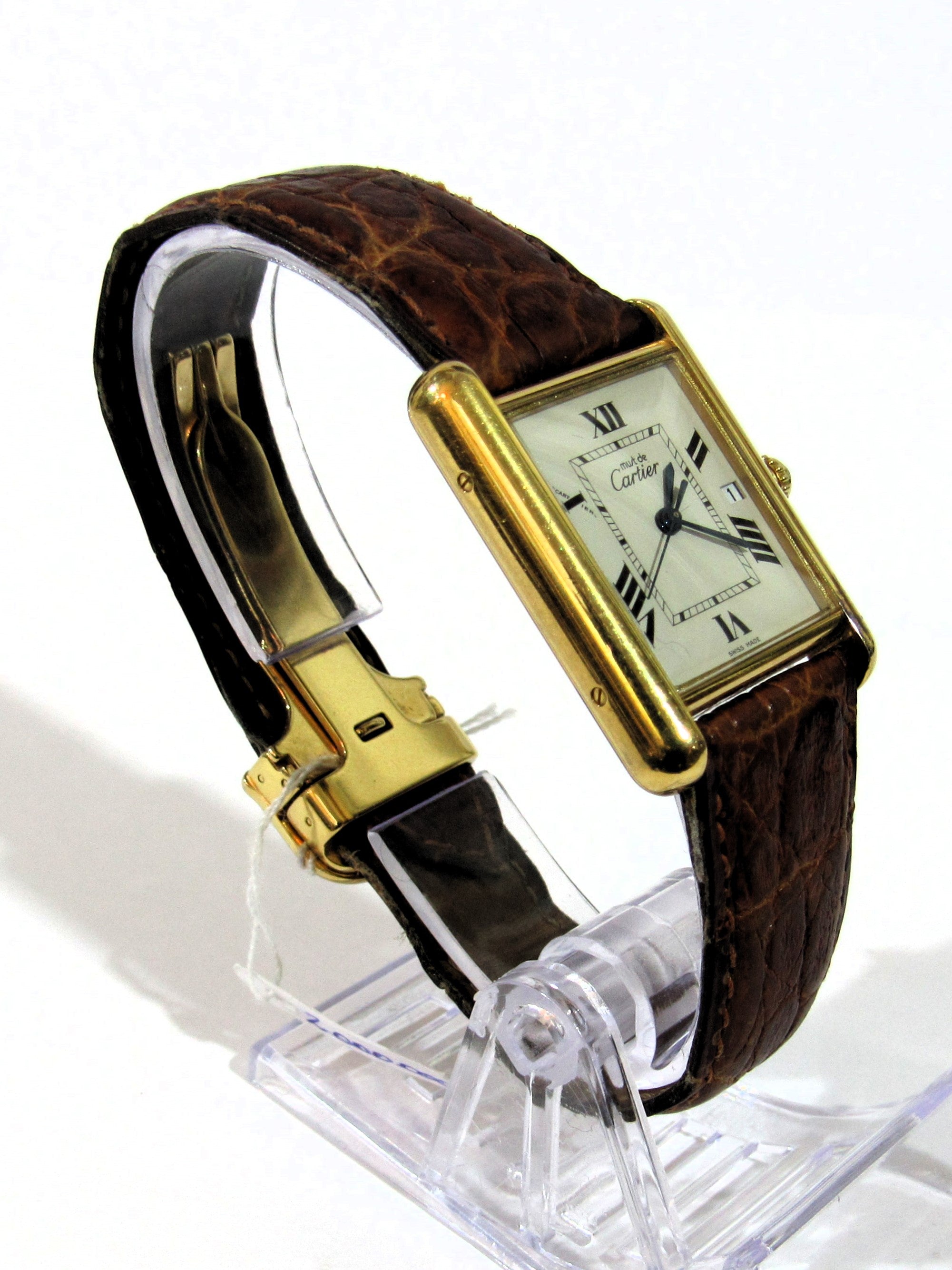 Reloj de pulsera Cartier Tank Must vermeil Jorge Mashini