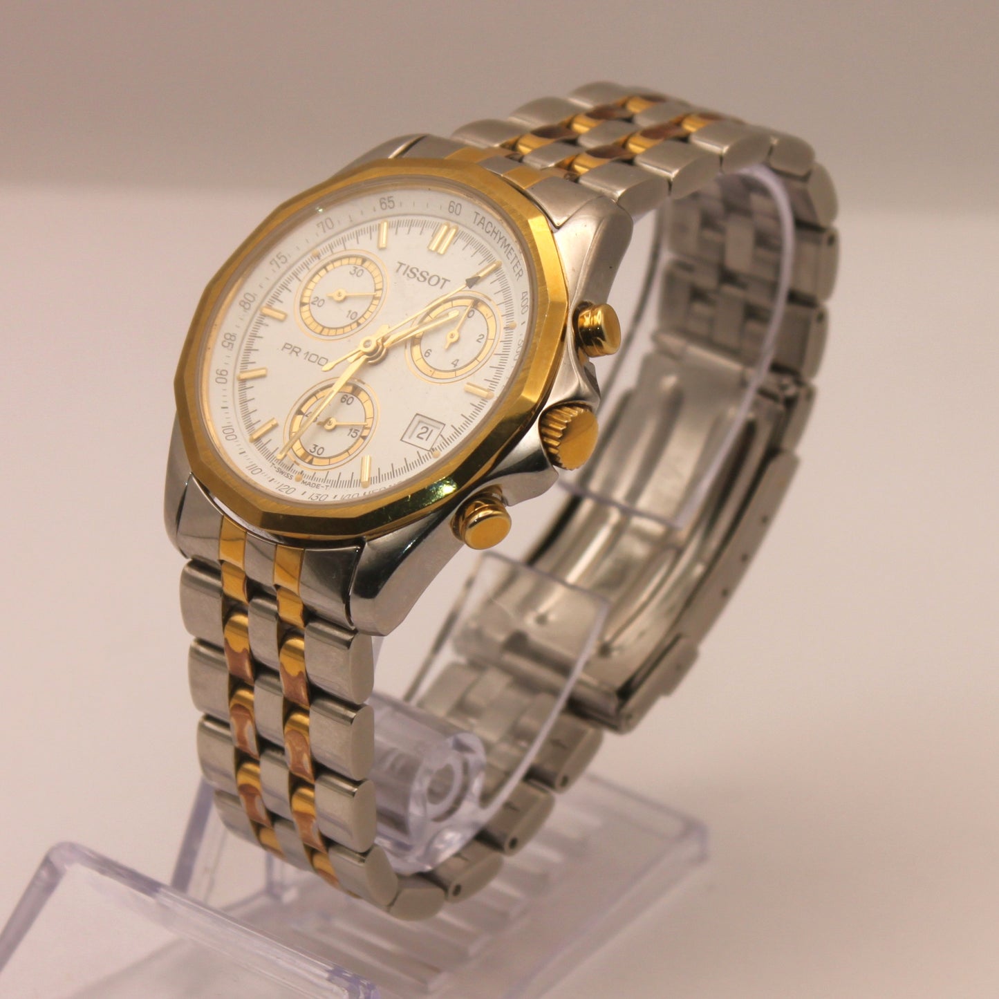 Cronógrafo de pulsera Tissot PR 100