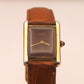 Reloj de pulsera Cartier Tank Musk "Bordeaux Dial"