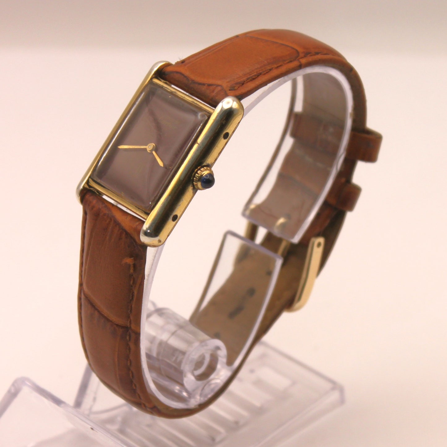 Reloj de pulsera Cartier Tank Musk "Bordeaux Dial"