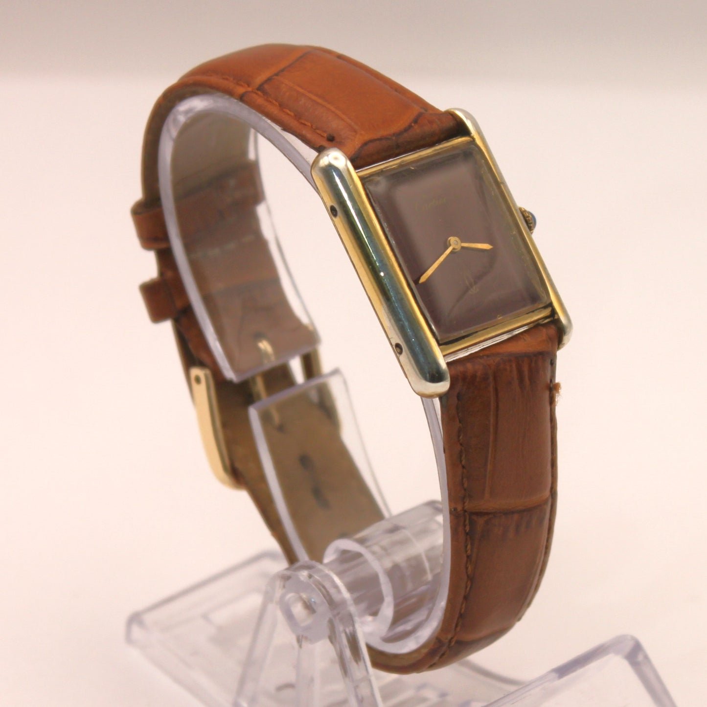 Reloj de pulsera Cartier Tank Musk "Bordeaux Dial"