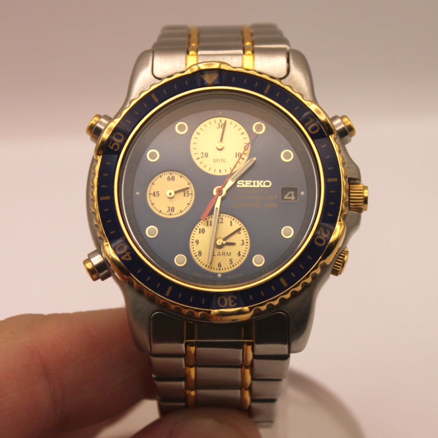 Cronógrafo de pulsera Seiko Sports 150