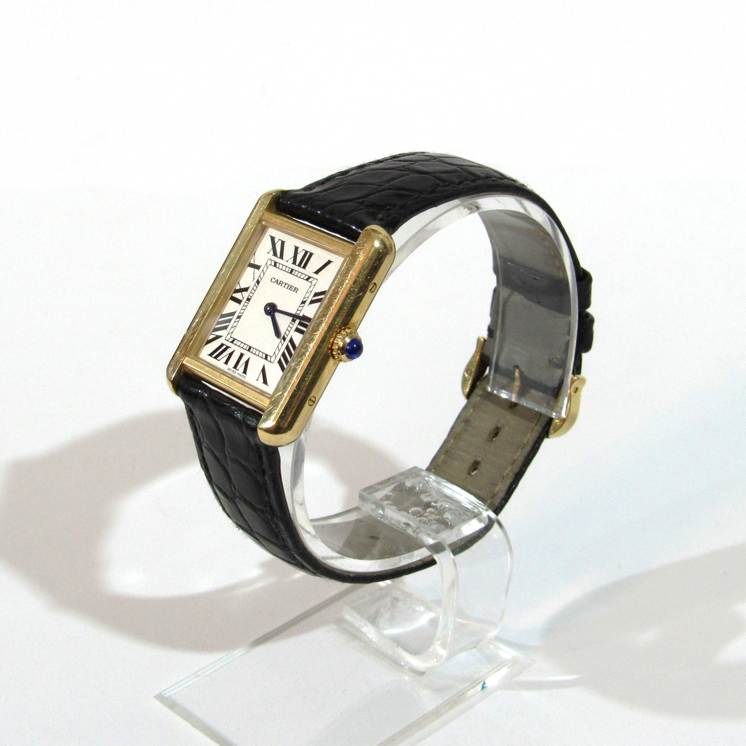 Reloj de pulsera Cartier Tank Solo Jorge Mashini Antig edades