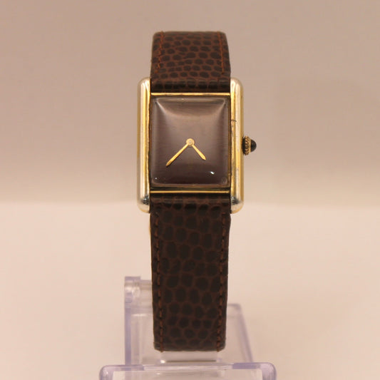 Reloj de pulsera Cartier Tank Musk "Bordeaux Dial"