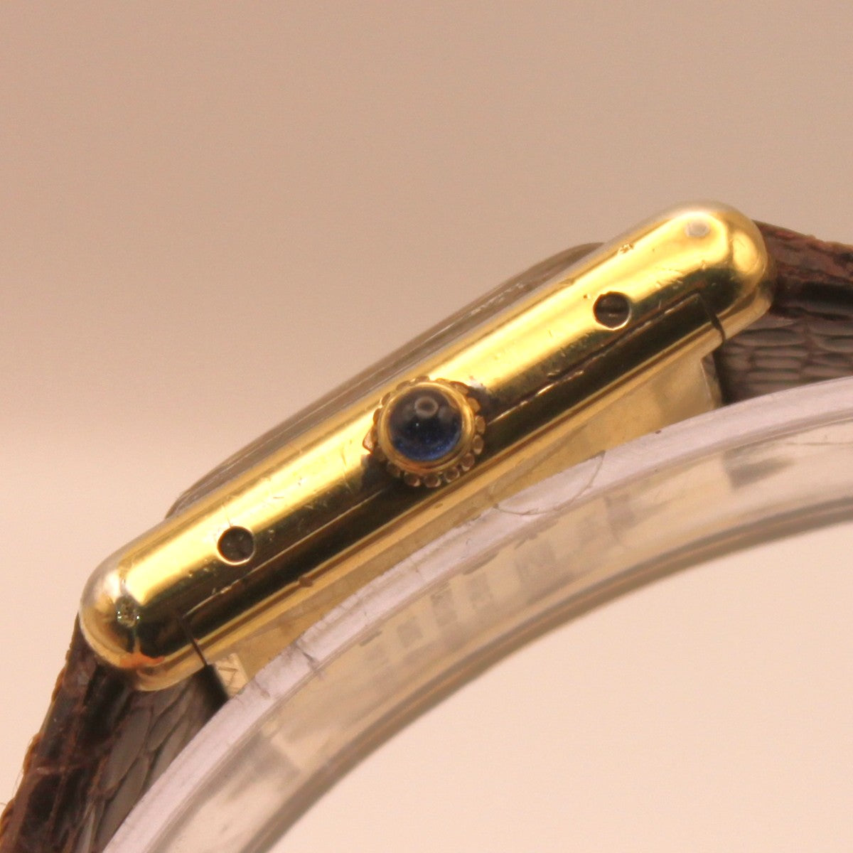 Reloj de pulsera Cartier Tank Musk "Bordeaux Dial"