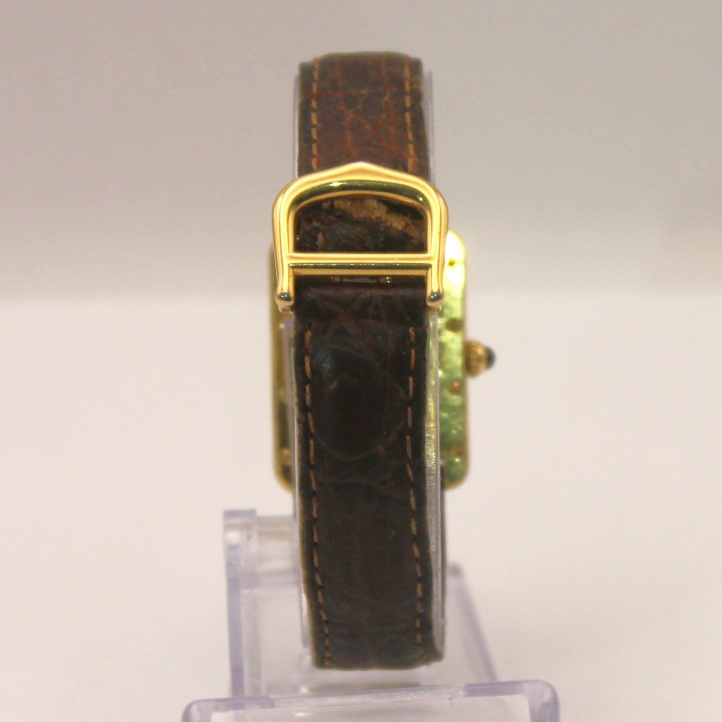Reloj de pulsera Cartier Tank Must para dama con estuche y certificado