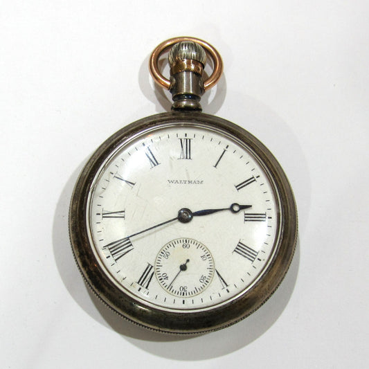 Reloj de bolsillo Waltham en plata