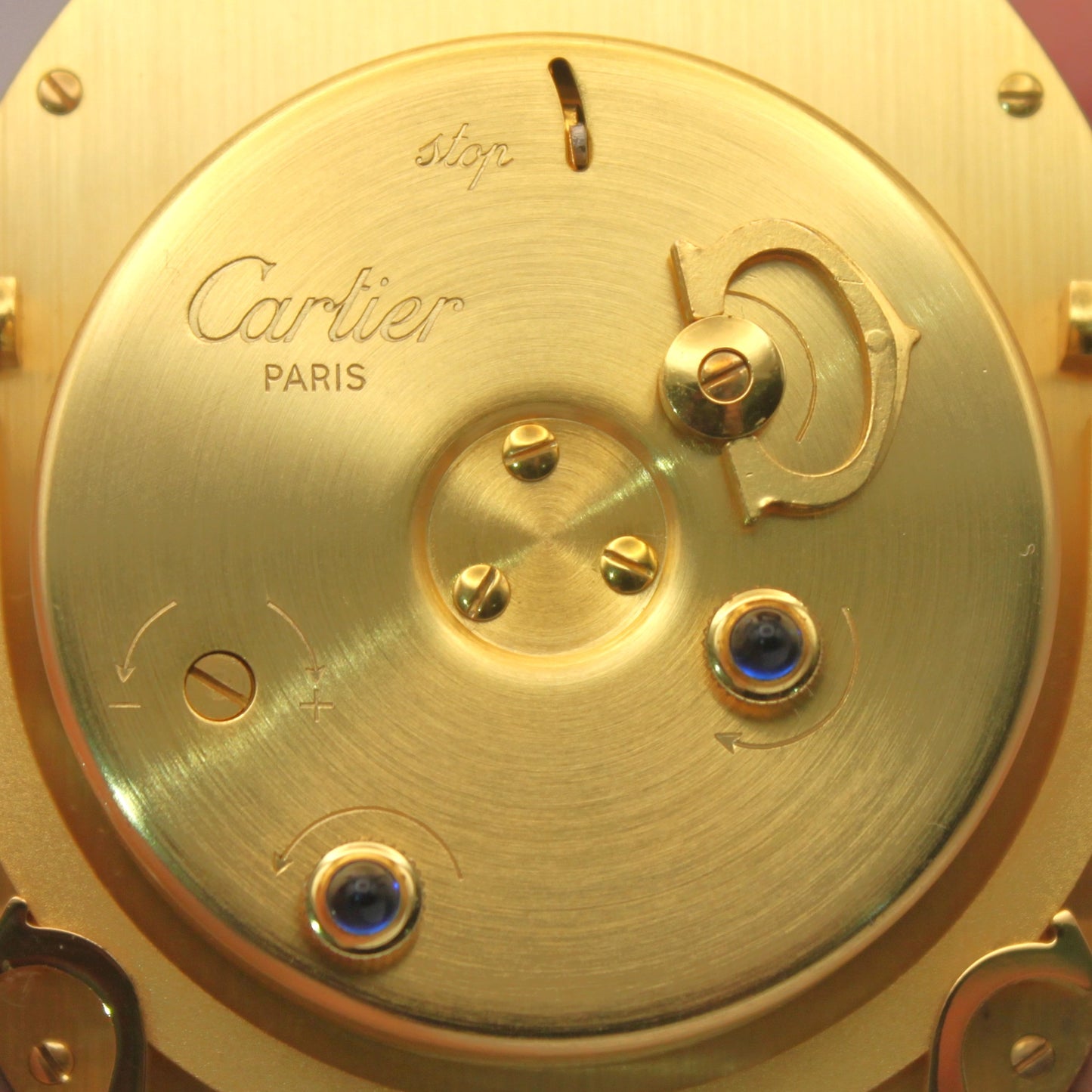 Reloj de escritorio Cartier Baignoire