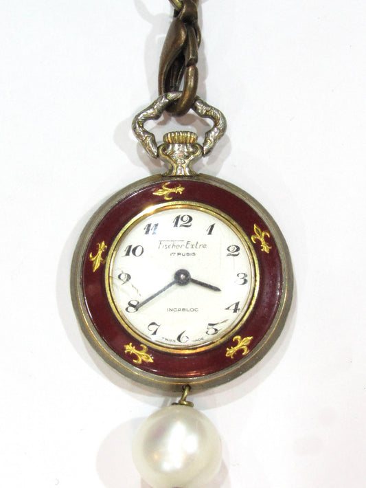 Reloj de bolsillo Fischer Extra con cadena decorativa
