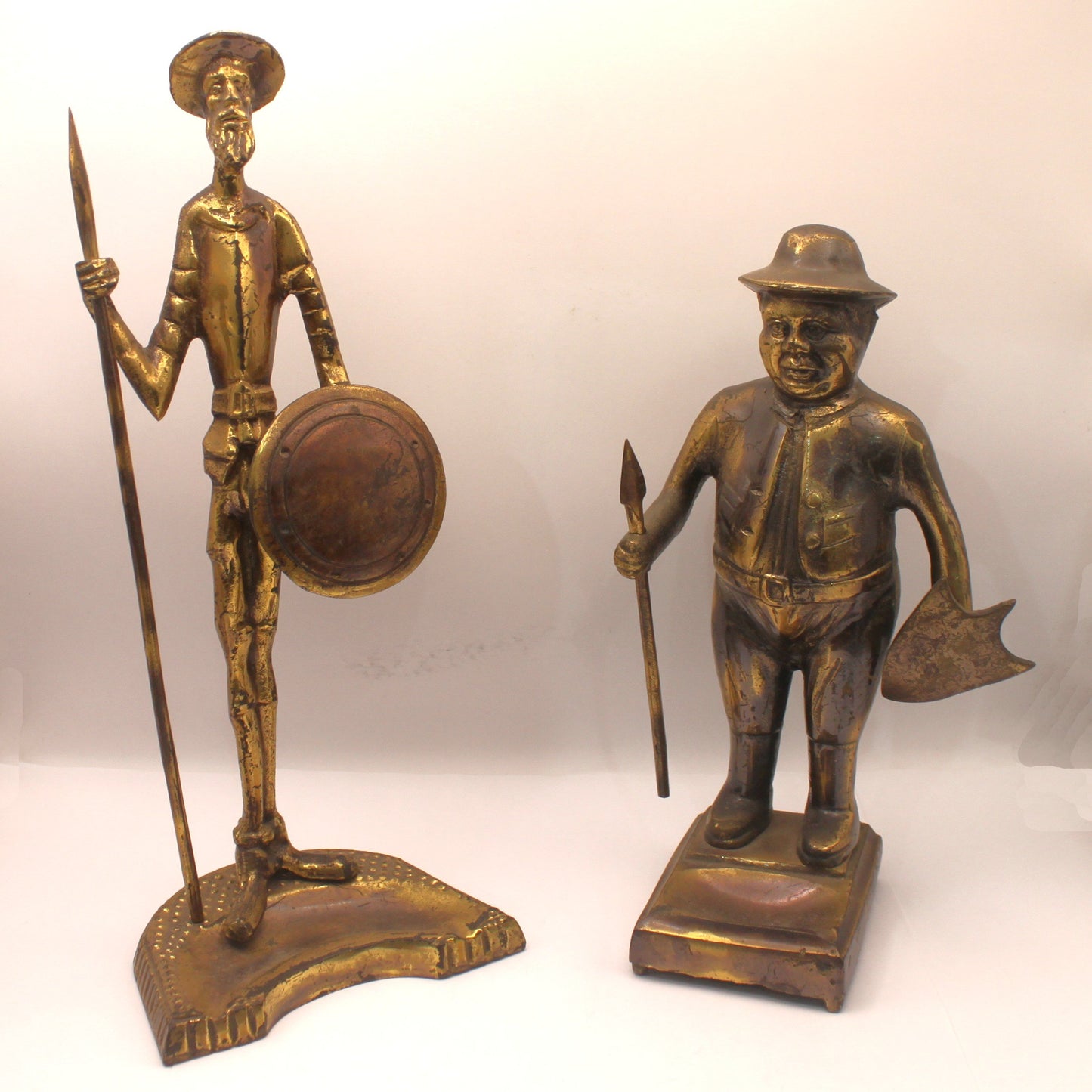 Ceniceros en bronce - Don Quijote y Sancho Panza