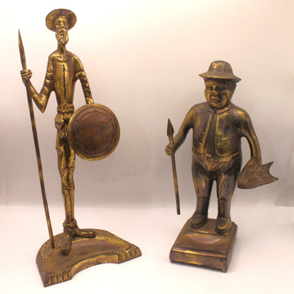 Ceniceros en bronce - Don Quijote y Sancho Panza