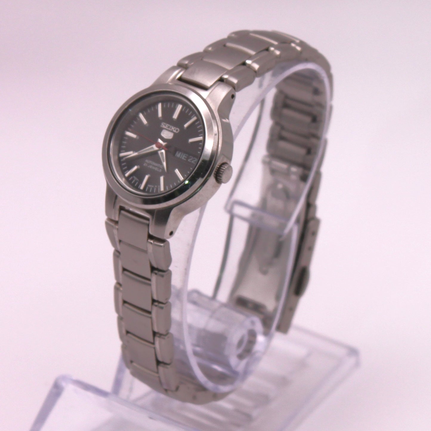 Reloj de pulsera Seiko 5 automático para damas
