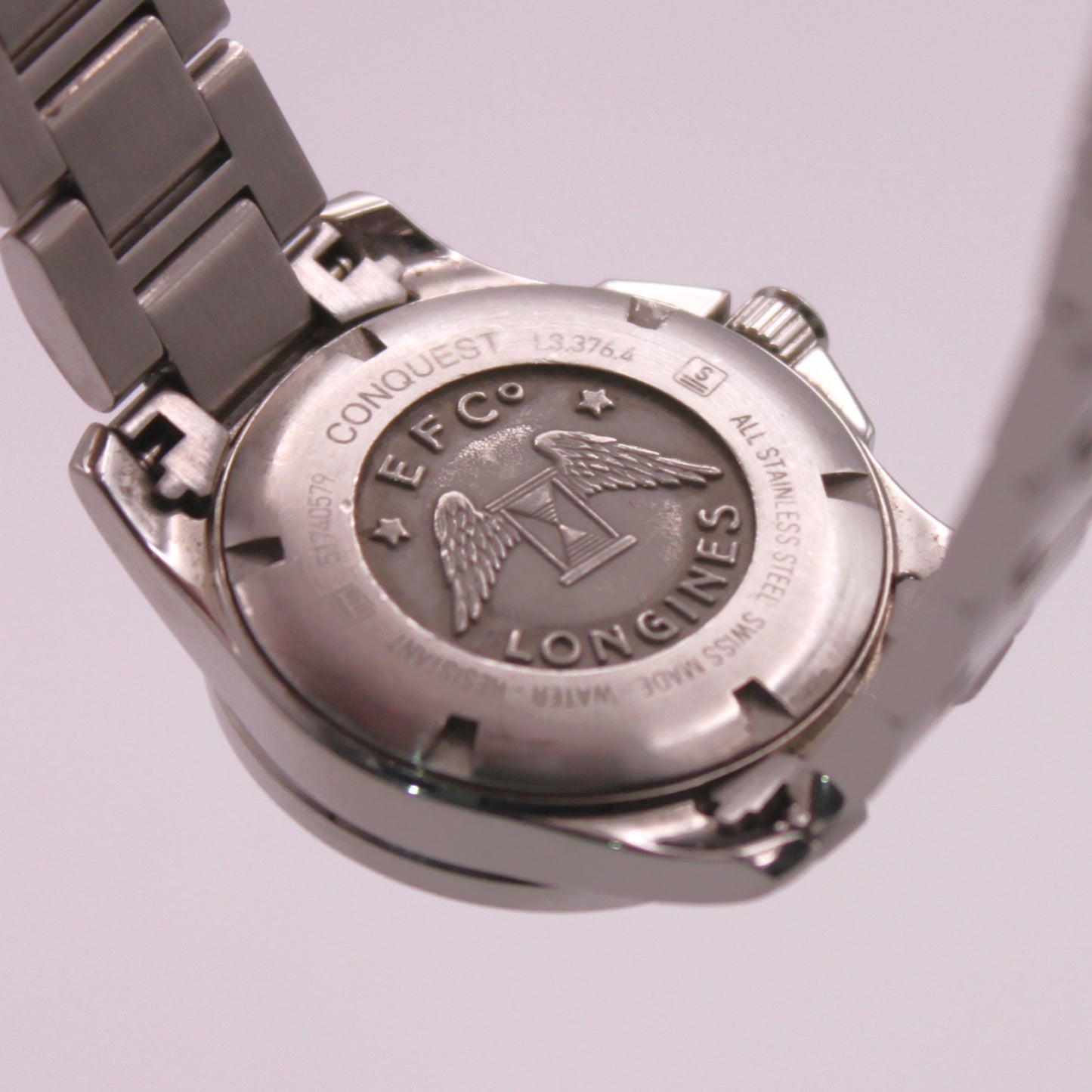 Reloj de pulsera Longines Conquest para damas con caja y garantía originales