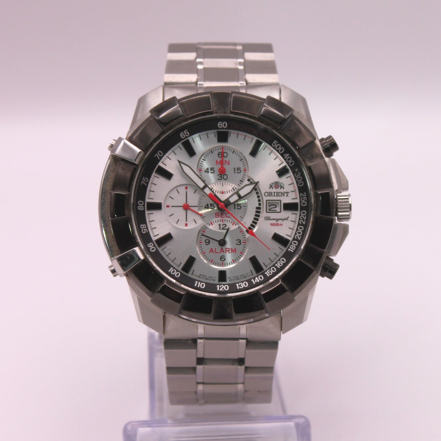 Cronógrafo de pulsera Orient TD10 con alarma y taquímetro