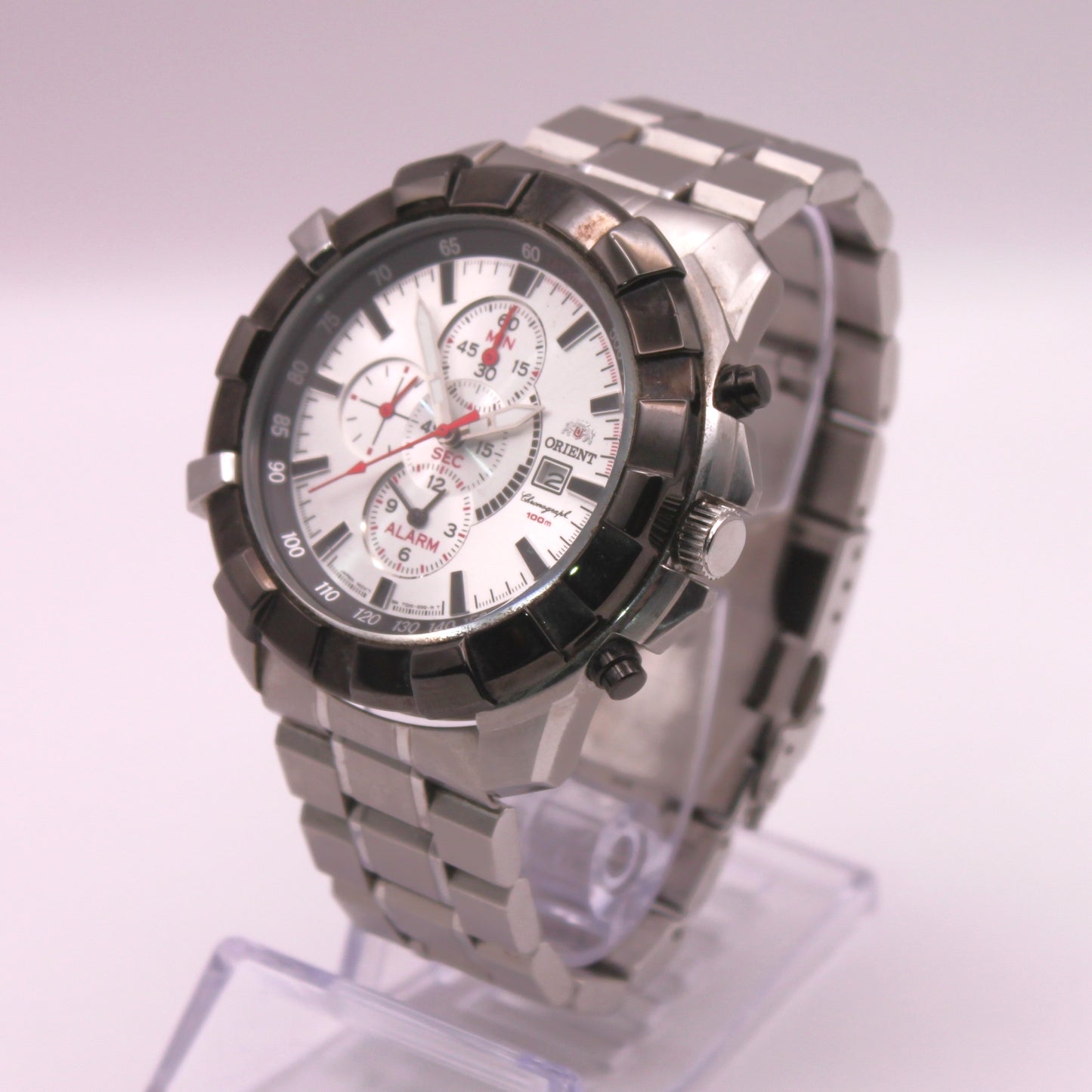 Cronógrafo de pulsera Orient TD10 con alarma y taquímetro