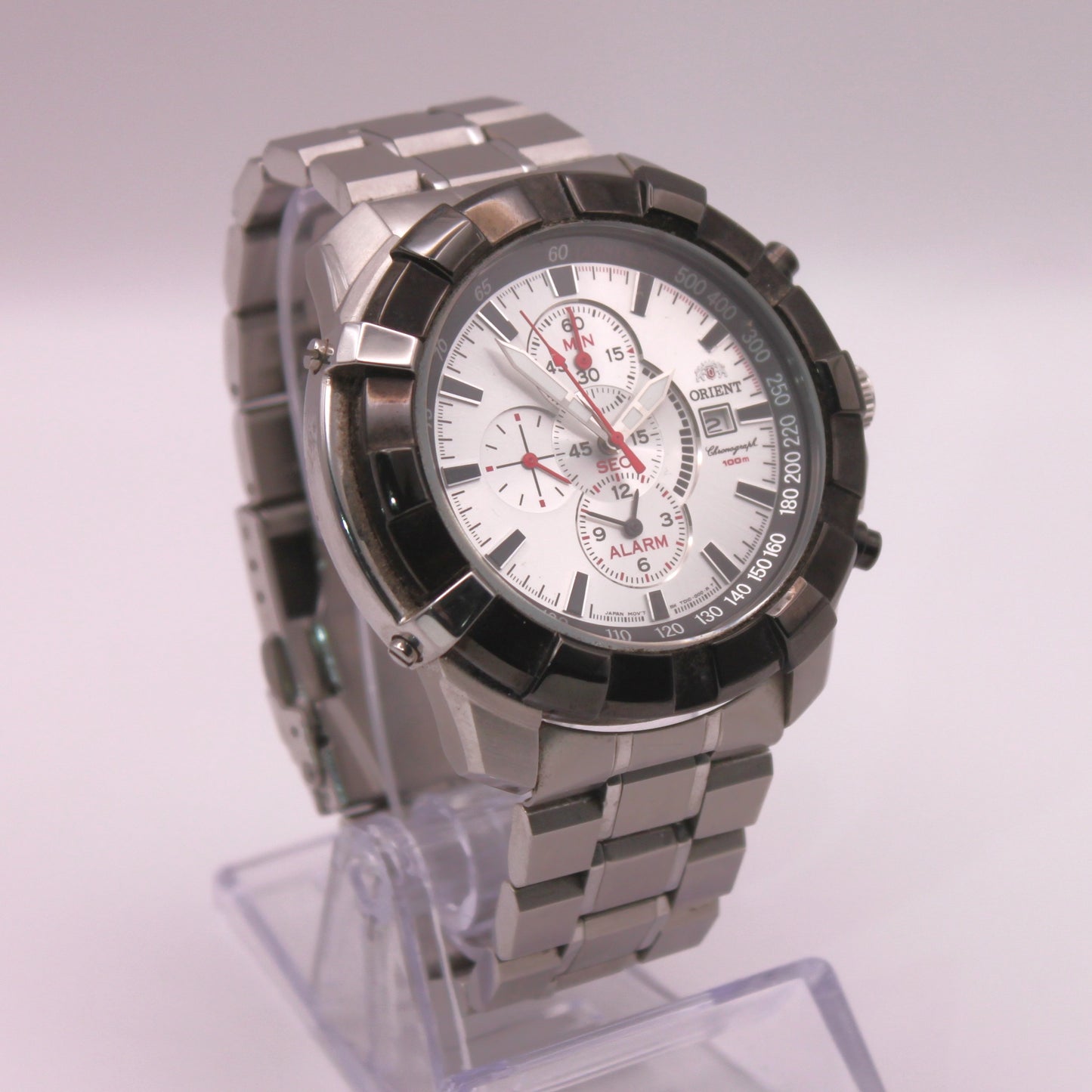 Cronógrafo de pulsera Orient TD10 con alarma y taquímetro