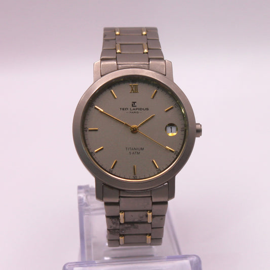 Reloj de pulsera Ted Lapidus en titanio