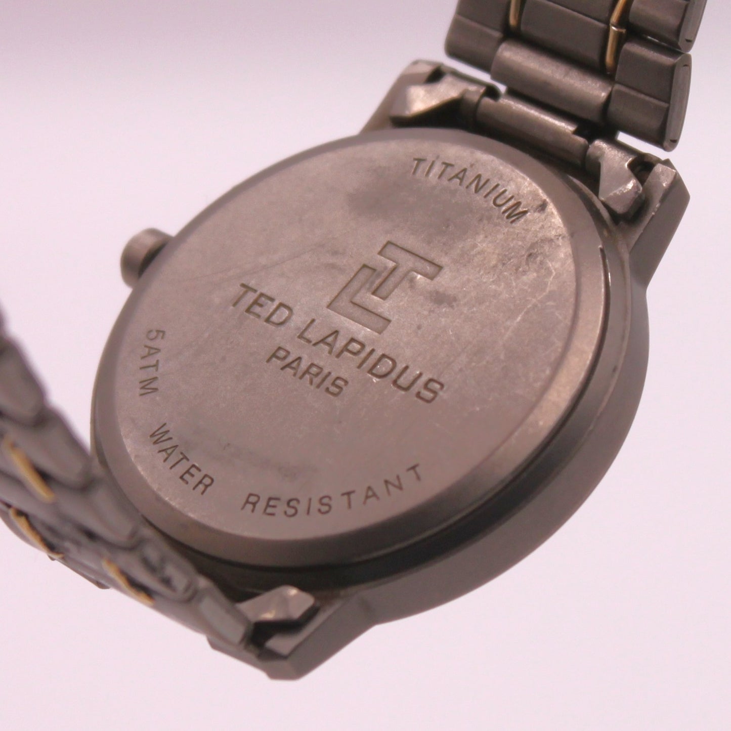Reloj de pulsera Ted Lapidus en titanio