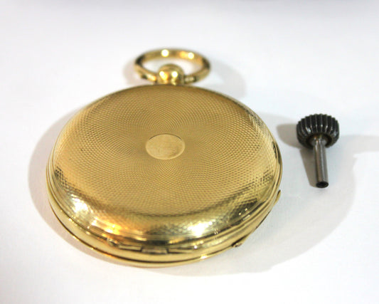 Reloj de bolsillo Maurice Genève en oro con su llave