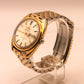 Reloj de pulsera Omega Constellation bañado en oro