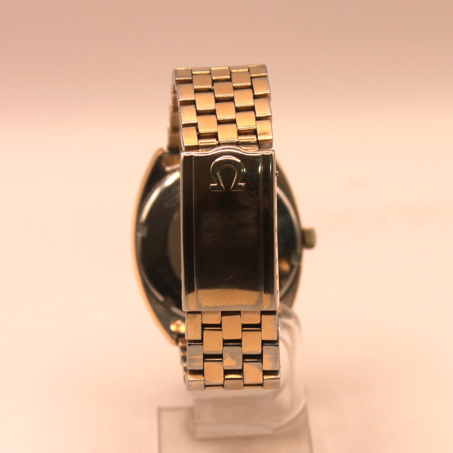 Reloj de pulsera Omega Constellation bañado en oro