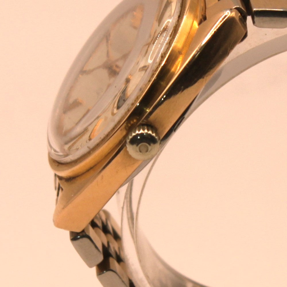 Reloj de pulsera Omega Constellation bañado en oro