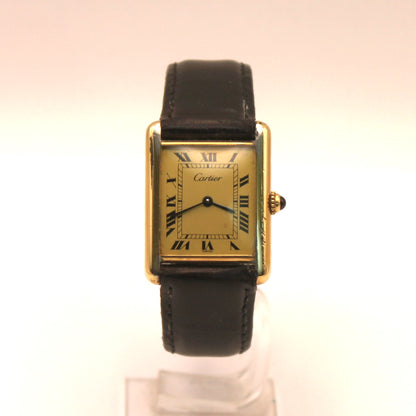 Reloj de pulsera Cartier Tank para caballero (pequeño)