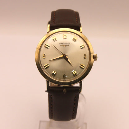 Reloj de pulsera Longines Admiral con baño de oro