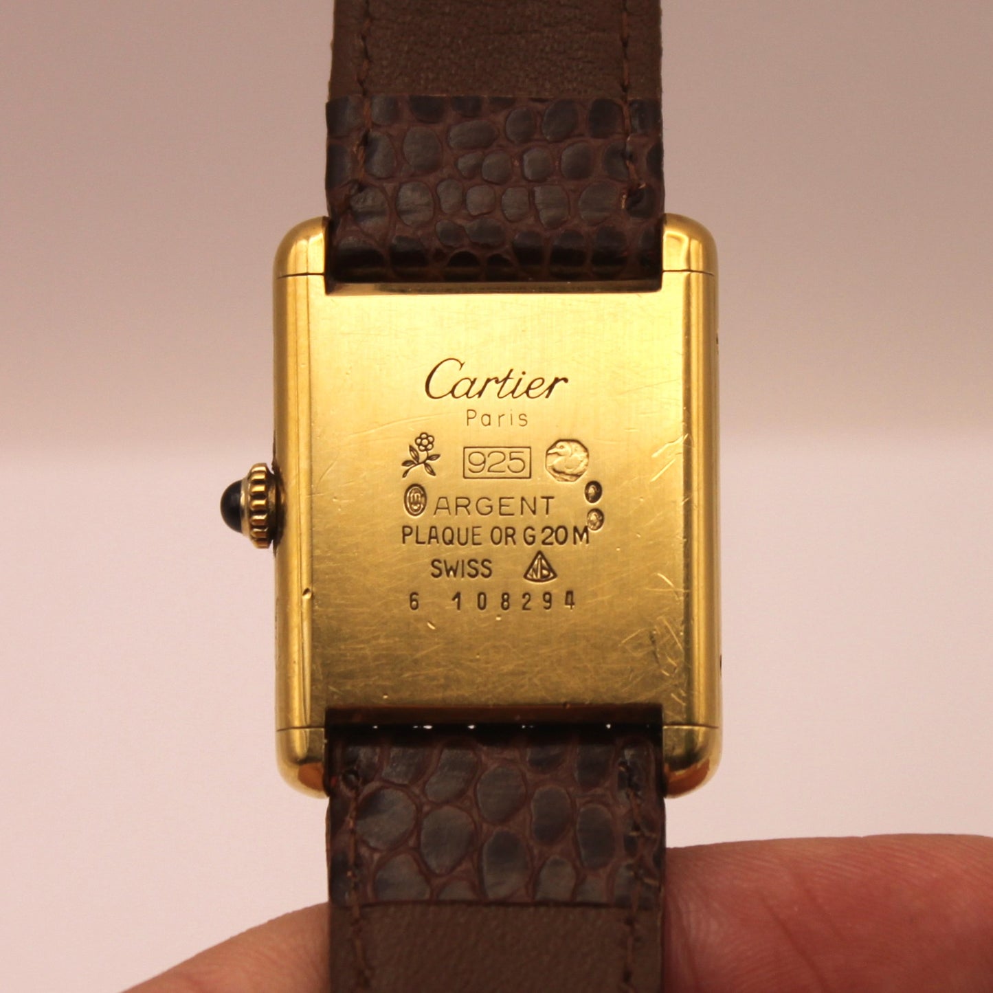 Reloj de pulsera Cartier Tank Must para caballero