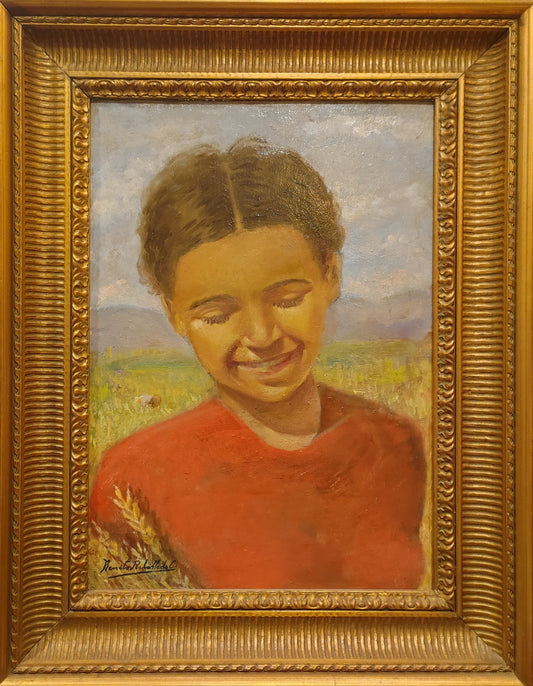 Segadora de trigo - Benito Rebolledo Correa (pintura)