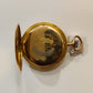 Reloj de bolsillo Longines en oro con brillantes
