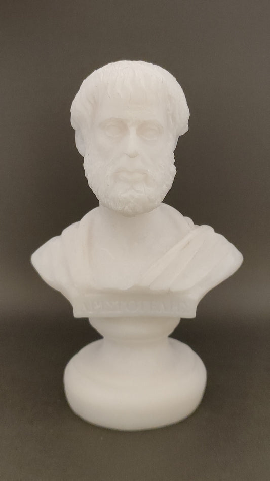 Busto de Aristóteles en alabastro (escultura)