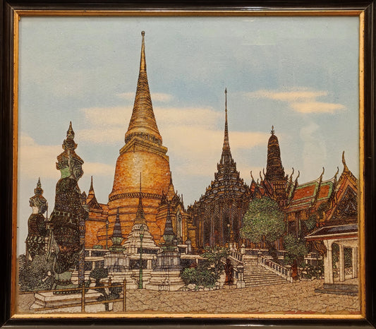 Wat Phra Kaew: el Templo del Buda de Esmeralda (micromosaico)