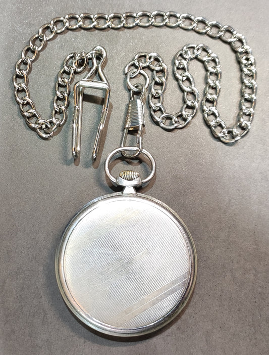 reloj de bolsillo lorens quartz. grabados con t - Comprar Relógios antigos  de bolso no todocoleccion